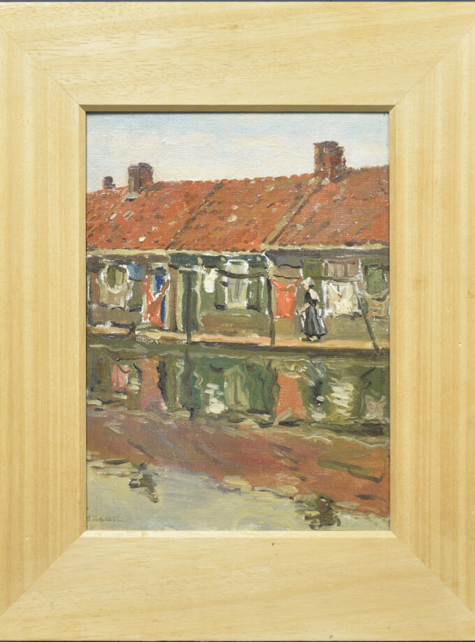 Maandag wasdag in Volendam