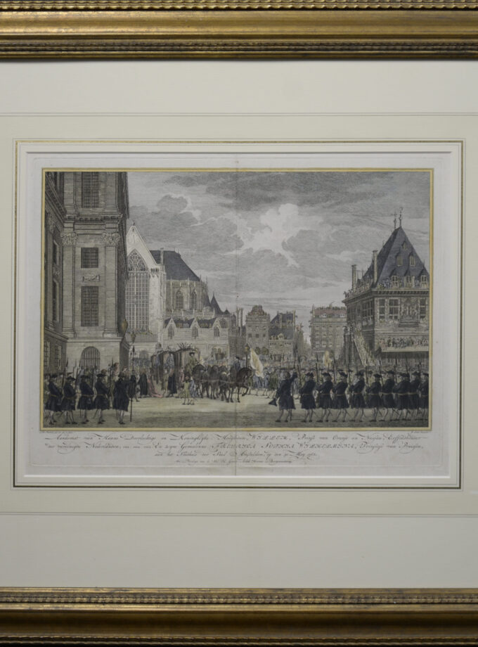 Aankomst Prins van Oranje op de Dam