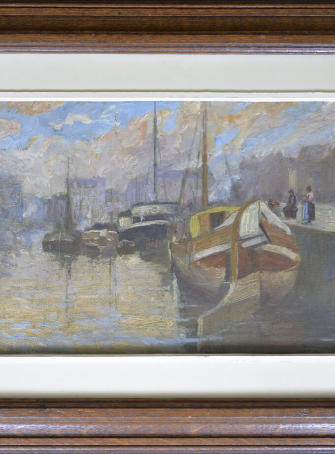 Woonboten aan de kade