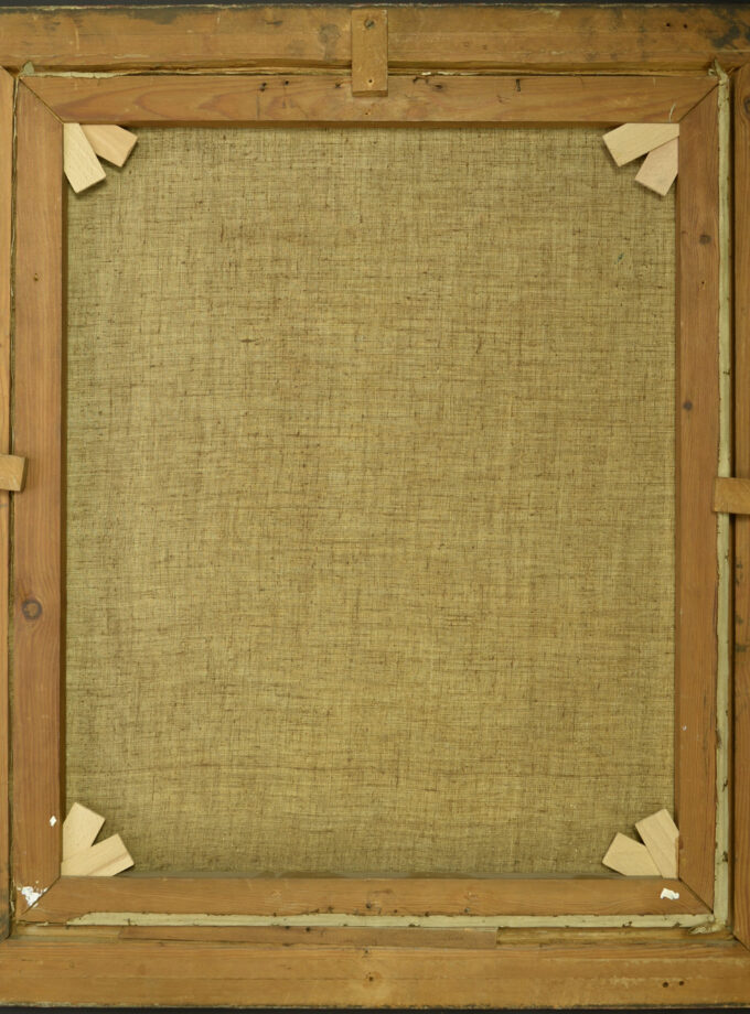 Oude huizen en een scheepswerf te Amsterdam