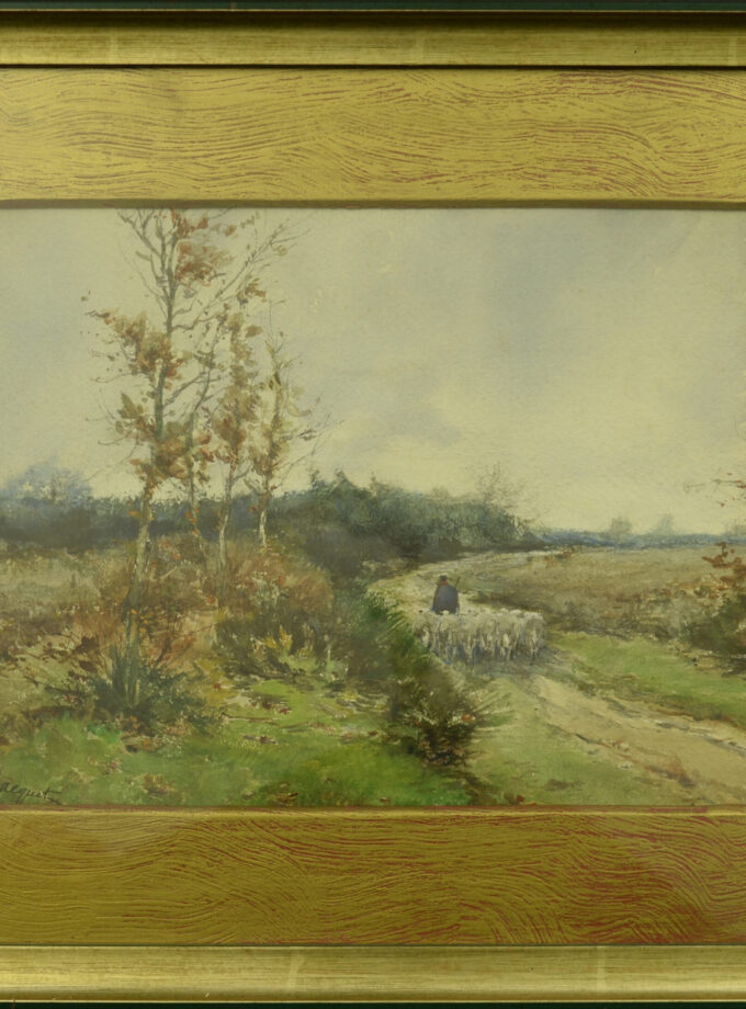 Aquarel duinlandschap