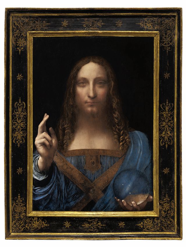 Schilderij van Da Vinci voor recordbedrag geveild