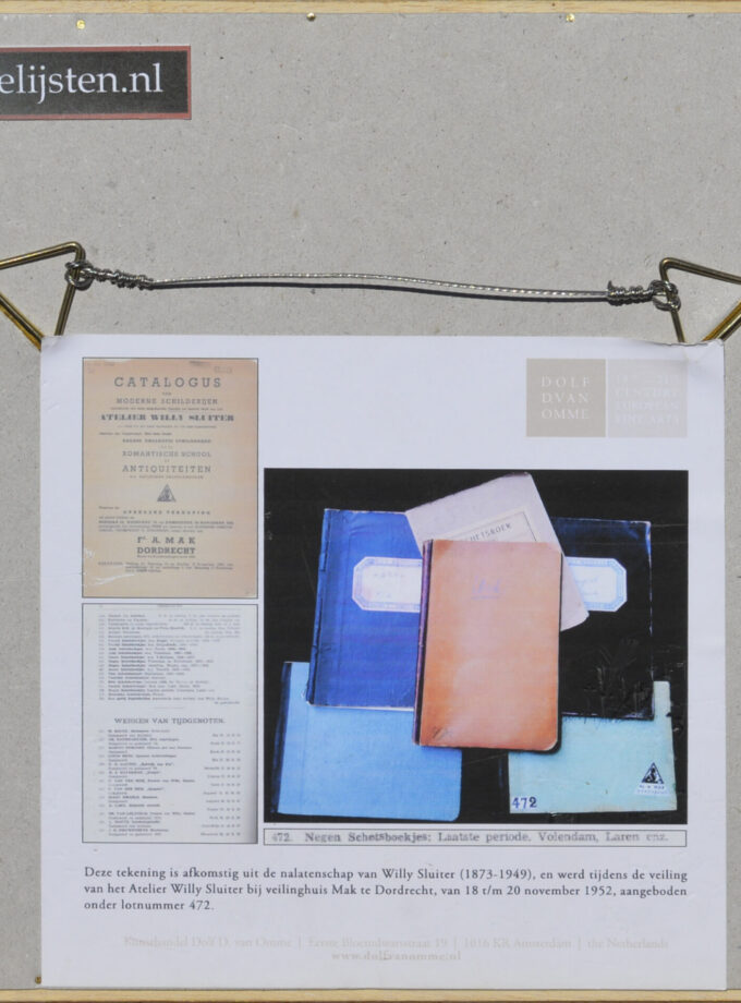 Tekening door Willy Sluiter